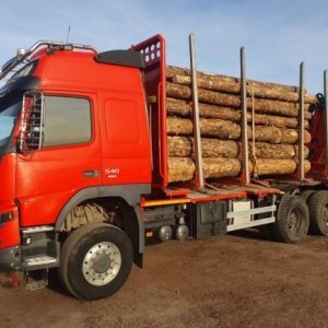 foto 36/26t forestry 6x6 Volvo +Epsilon +trailer