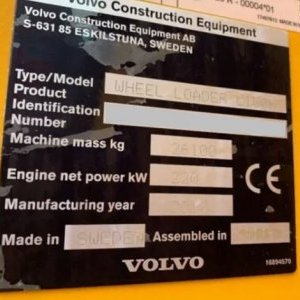 foto Volvo L150H