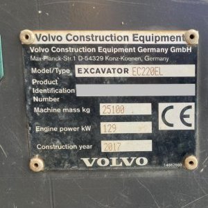foto Volvo EC220EL