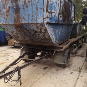 foto 6x2 hook+crane Volvo+trailer 13t metal waste scrap